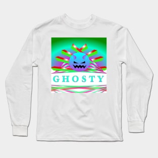 GHOSTY ABSTRACT Long Sleeve T-Shirt